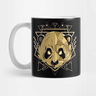 Panda Head Geometry Mug